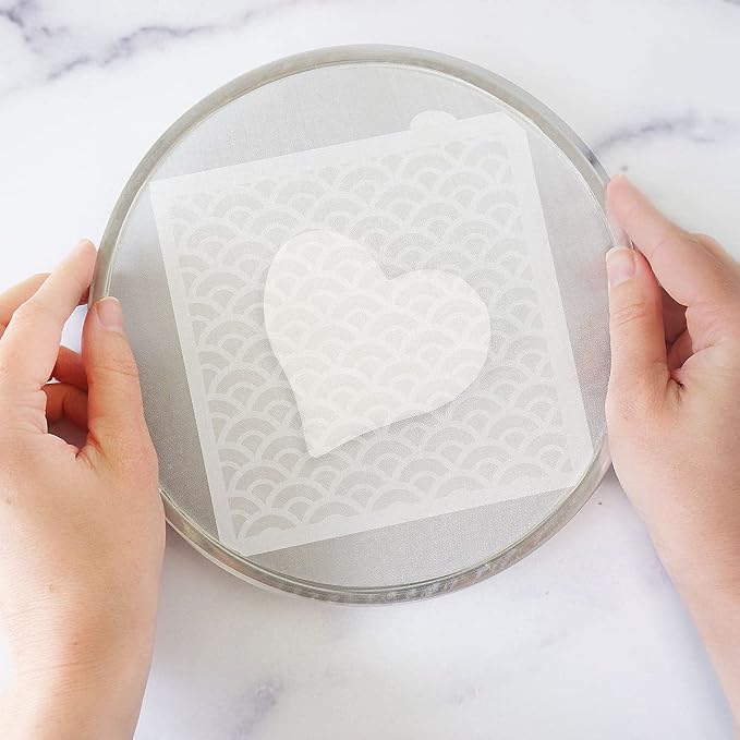The Original Cookie Countess Magic Stencil Screen Airbrushing Tool Food-Safe Stainless Steel Airbrush Screen™ (1)