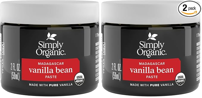 Simply Organic Vanilla Bean Paste, Organic, 2 Fluid Ounce (Pack of 2)