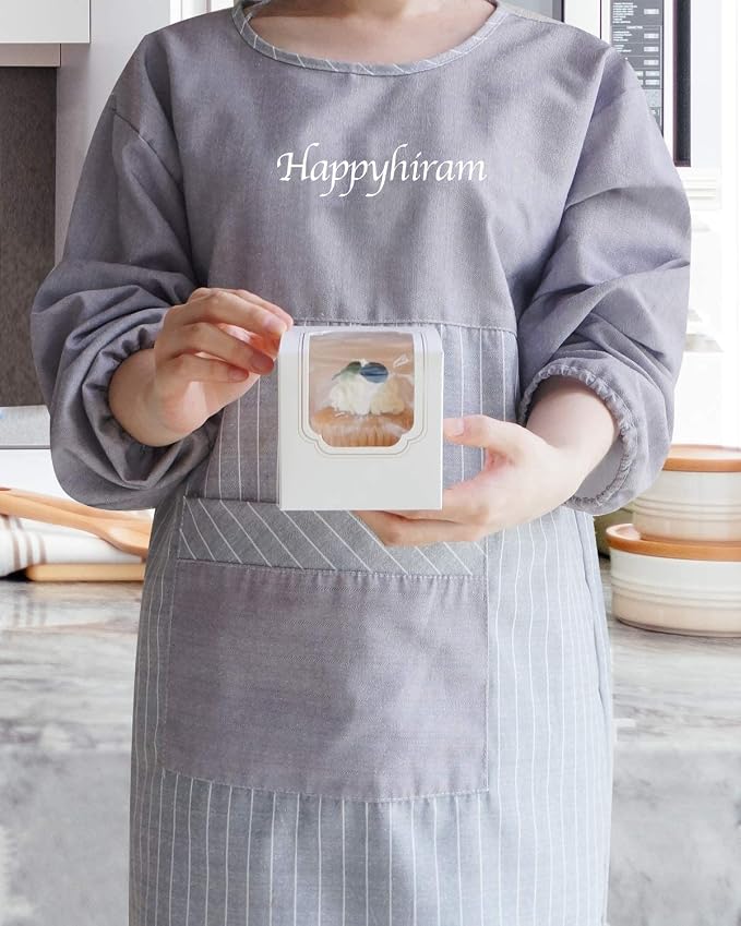 Happyhiram Gold Foil Cupcake Boxes 100 Pcs Bulk, Individual Cupcake Box for Graduation Party Single Cupcake Containers Cardboard Holders with Window and Insert Cocoa Bombs Packaging Togo Boxes