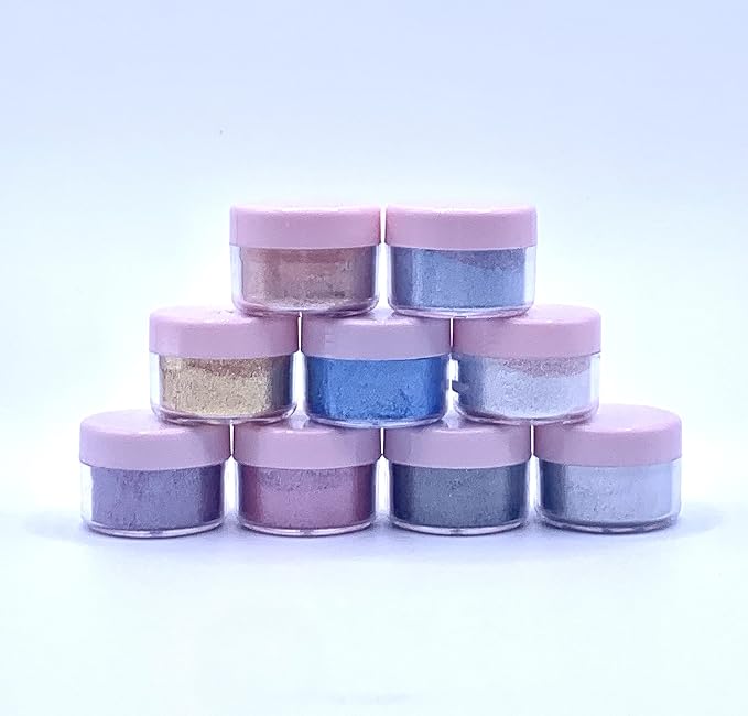 Edible Glitter Purple and lavender shimmer LUSTER DUST, dusting powder for cake decoration, Metallic Food cake paint 5 grams each Food grade 100% edible Kosher and Halal Certified.