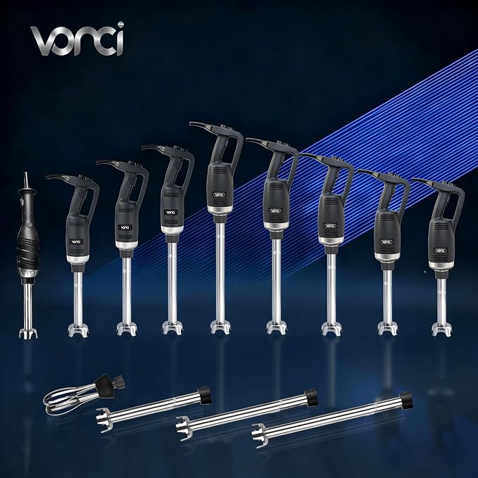 VONCI 18inch Commercial Immersion Blender Detachable Shaft, 350W, 500W & 750W Compatible, Stainless Steel Removable Shaft.