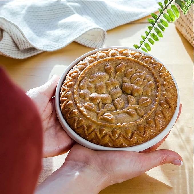 Carved Wooden Gingerbread Cookie Mold,3D Wooden Baking Mold Cookie Biscuit Press Stamp Molds,Cookie Cutter,Cookie Stamp,DIY Biscuit Stamp Mould for Halloween Thanksgiving Christmas(Rose hips-Small)