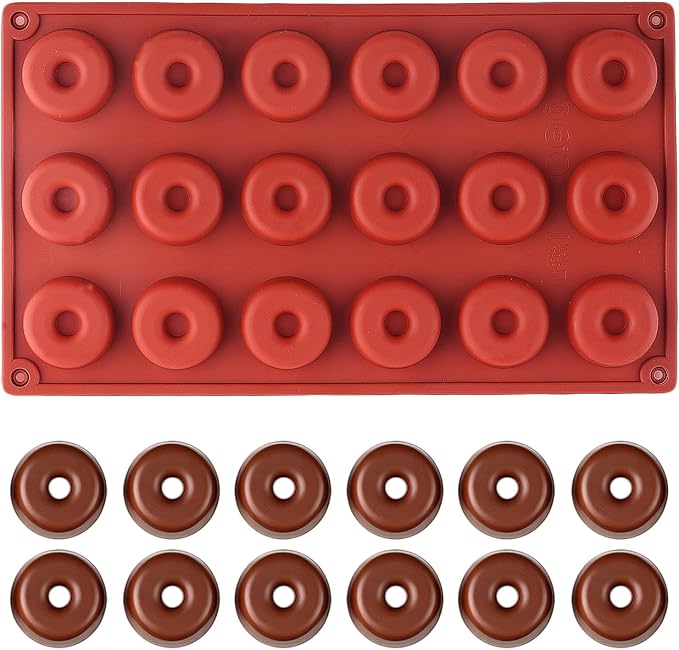 1Pcs Mini Donut Silicone Candy Molds Doughnut Mold For Candy Chocolate