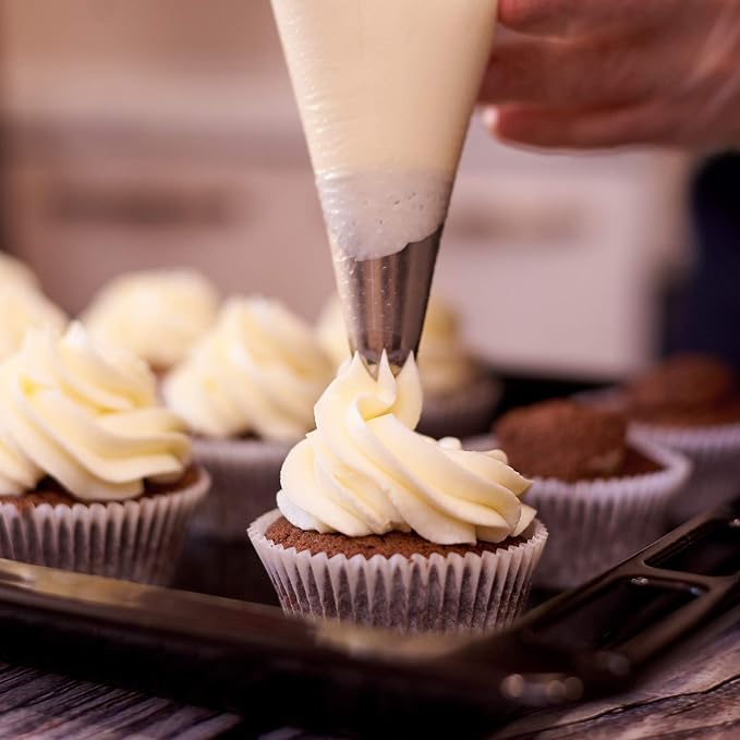 Standard Size Baking Cups Thanksgiving Day Party Cupcake Liners 200 Pcs (White)