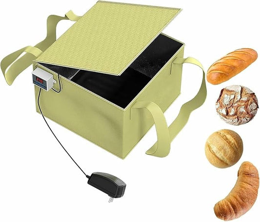 Dough Proofing Box, Foldable Bread Proofer, Bread Making Tools Kit for Sourdough, Bread, Yogurt Making
