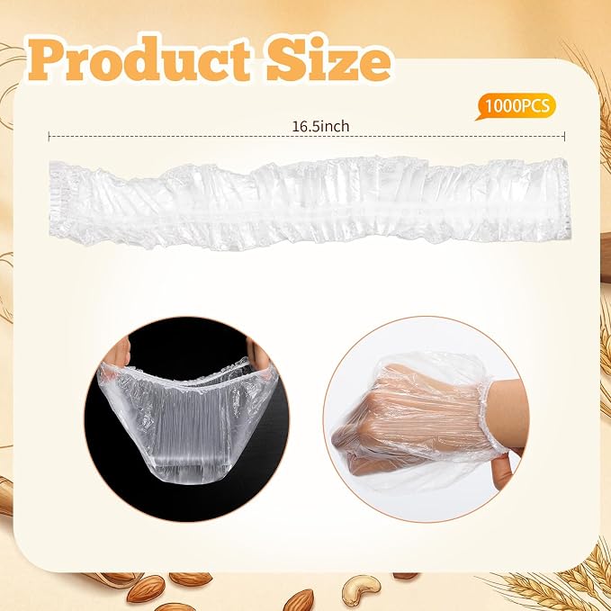LemonRoad 2 Pcs Bread Proofing Baskets with Shower Caps Set 10 Inch Oval Banneton Basket Sourdough Proofing Basket with Cloth Liners &1000 Pcs Shower Caps for Sourdough Bread Making Fermentation