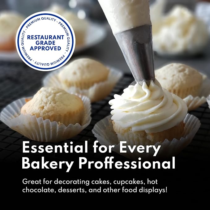 New Star Foodservice 14 Inch Bakery-Grade Plastic Pastry Bag, Reusable Cake Decorating and Piping Bag