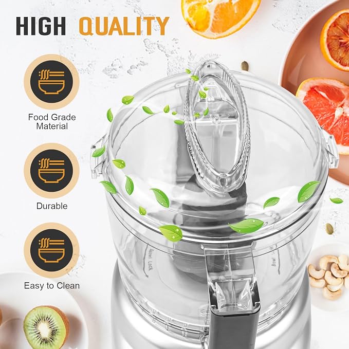 DLC-2AWBC-1 Food Processor lid Replacement for Cuisinart DLC-2A Mini Prep Plus Food Processor 3 Cup,Work Bowl Cover Models