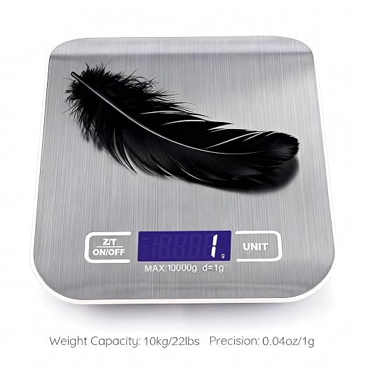 Type-C Fast Charging Rechargeable Shipping Scale, Digital Kitchen Scale,Food Scale Weight Grams and Ounces for Baking Cooking and Meal Prep, 22lb/10kg