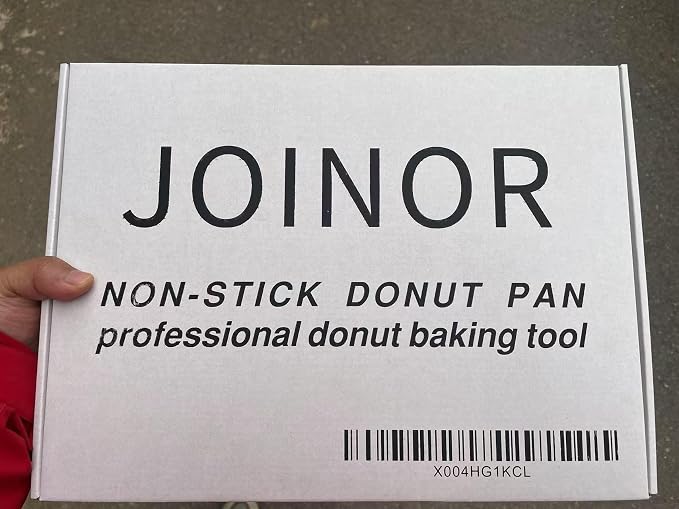 Non-Stick 12-Cavity Donut Pan for Baking, Doughnut Roasting Pan, 2-Count