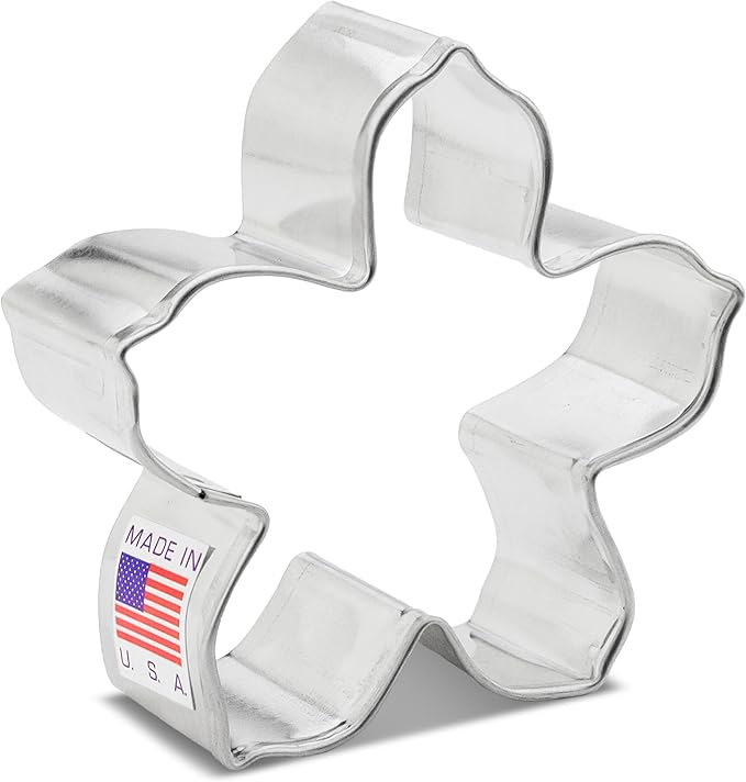 Ann Clark Forget-Me-Not Flower Cookie Cutter, 2.75" Made in USA