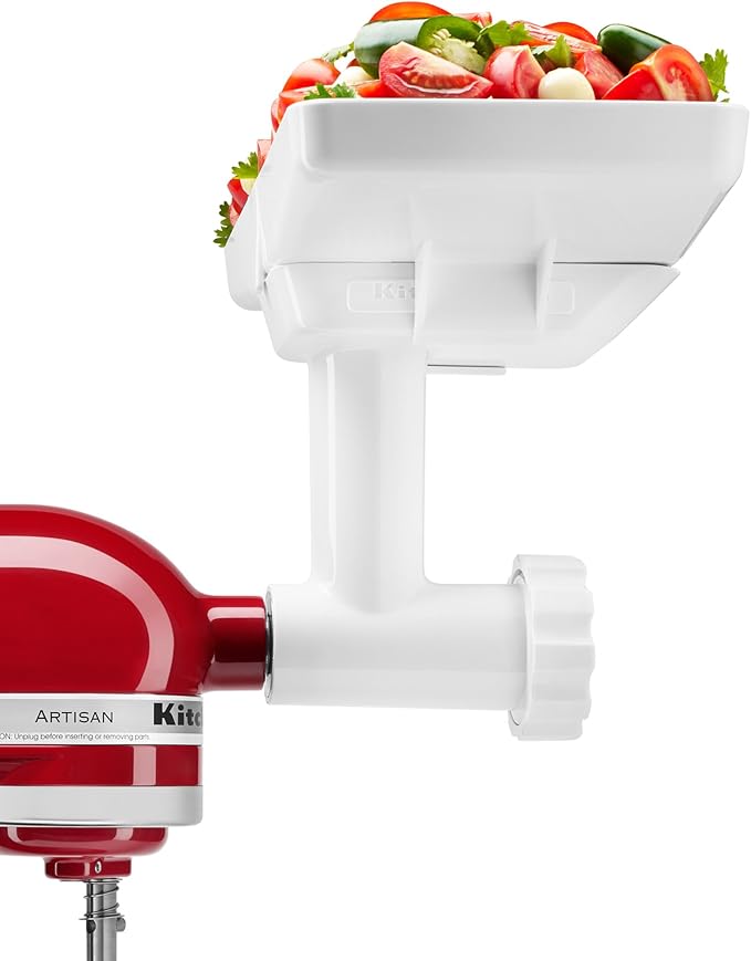 KitchenAid KN12AP Stand Mixer Attachment Pack 3 with Food Grinder, Citrus Juicer and Sausage Stuffer