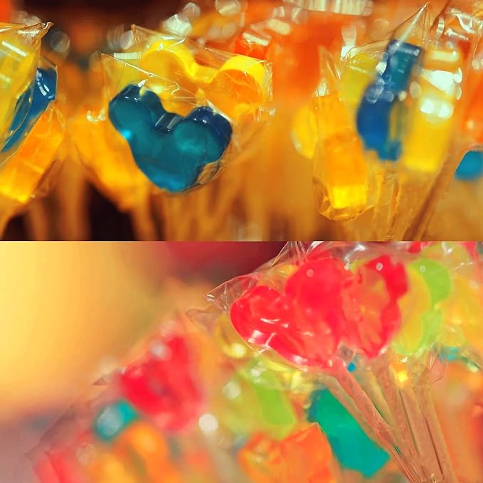 Augshy Cake Pop Bags,300 Pcs 4x6 Inches Clear Treat Cello Bag for lollipop | Individual Packaging Resealable with 300 Twist Ties, 1.4 mils Thickness OPP Plastic Bag for Candy Chocolate Cookie Wrapping