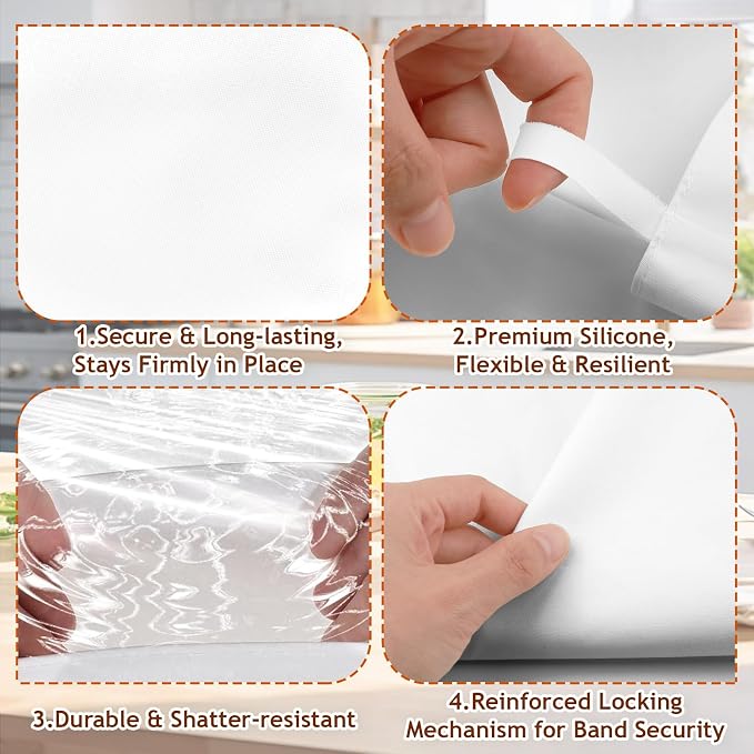 3-Pack Reusable Pastry Piping Bags - 12inch Cloth Canvas Cake Decorating Bags - Cake Pastry Decorating Supplies for Frosting - Ideal for Cakes and Cookies Decoration White Hangable Piping Bags