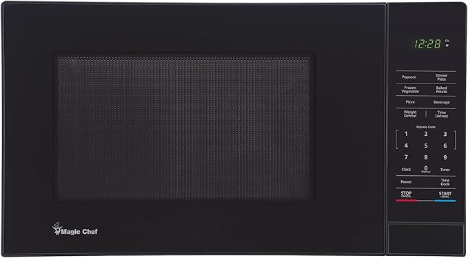 1.1 cu. ft. Countertop Microwave Oven, in Black with Gray Cavity
