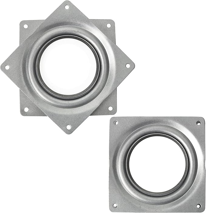 2 Pack 4" Lazy Susan Turntable 300 LBS pounds Steel Ball Bearing Rotating Tray Strong Sturdy Table Cabinet Low Profile