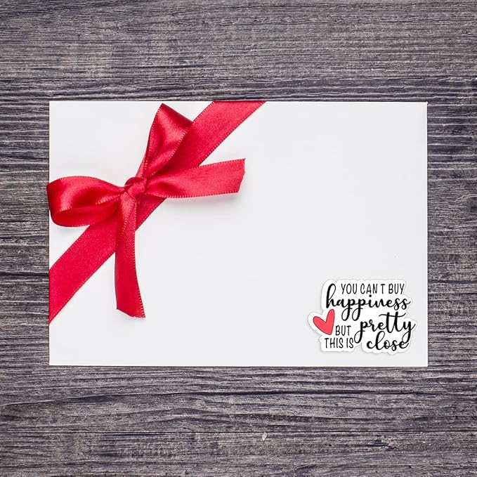 Wailozco Pretty Close Stickers for Small Business Mail Envelopes Package | Cute New Customer Stickers/Easy to Paste/1.5''/500 Labels Per Roll