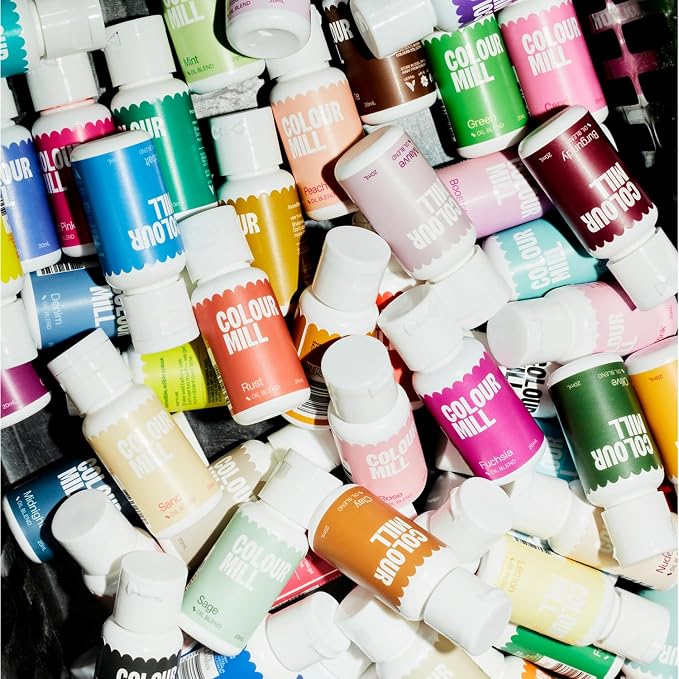 Colour Mill Oil Blend Food Coloring, Complete Collection - 20 Milliliters Each of 60 Colors