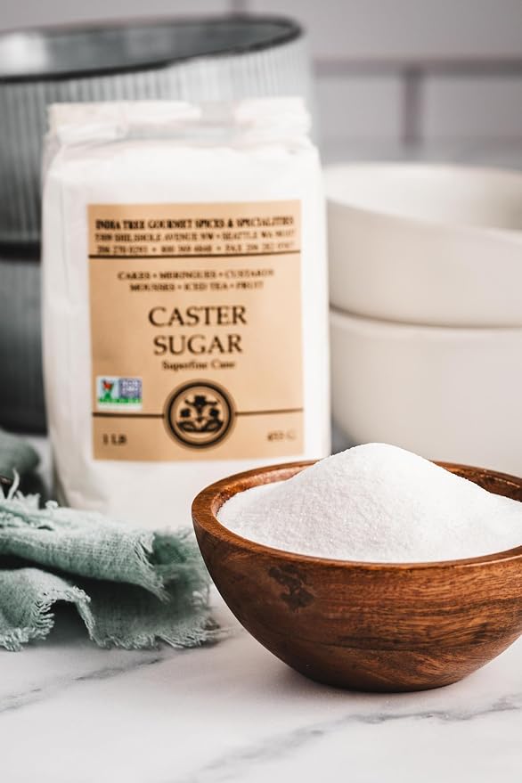 India Tree Caster Sugar, 1 lb (Pack of 4)