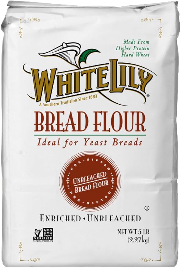 White Lily Bread Flour, 5 lb Bag (Pack of 2)