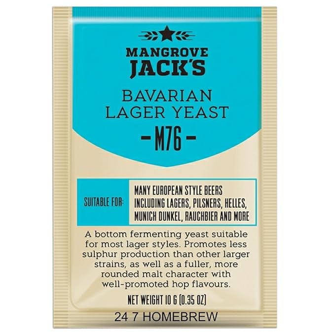 10x Mangrove Jack’s Craft Series Yeast M76 Bavarian Lager (10g)