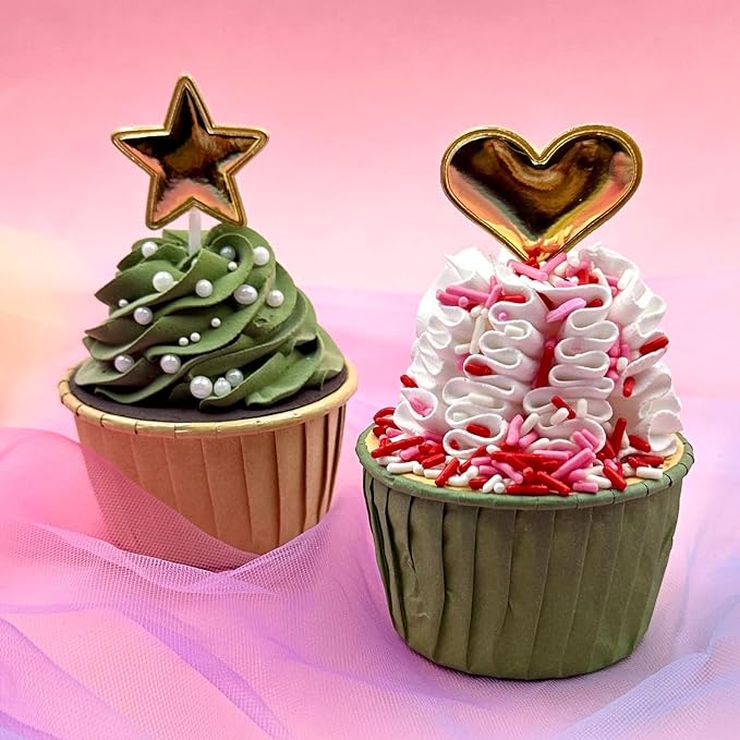 Valentines Sprinkles for Cake Decorating, 7.8oz Pink Heart Jimmies Pearl Sprinkles for Valentines Cookie Baking Cupcake Topping