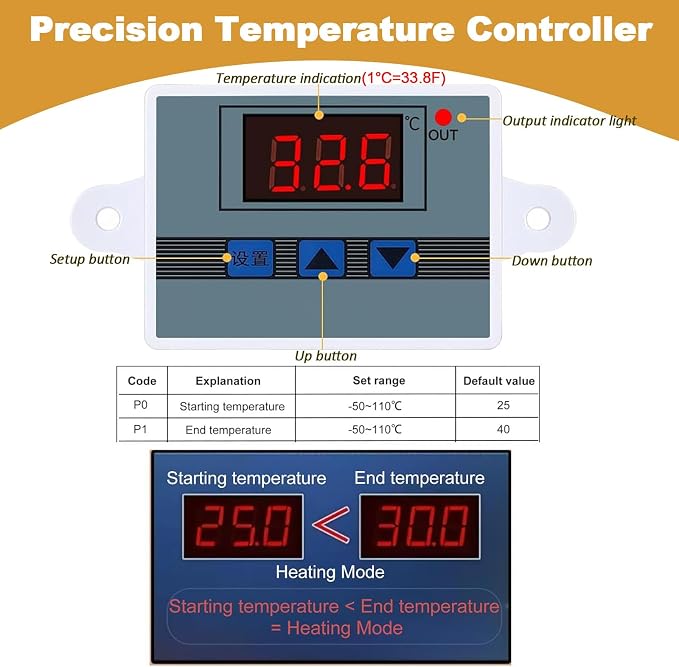 Bread Dough Proofing Box, Precision Temperature Control Bread Proofer Foldable Visible Dough Proofer Sourdough Starter Warmer Home for Pizza and Yoghurt Making