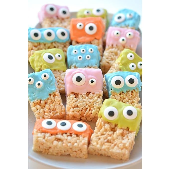 Eyeball Sprinkles for Cake Decorations, Edible Big Candy Eyeball for Cupcake Topper Ice Cream, Candy, Cookie 3.5oz, Perfect for Halloween Christmas Holiday Dessert Party (18mm Eyeballs)