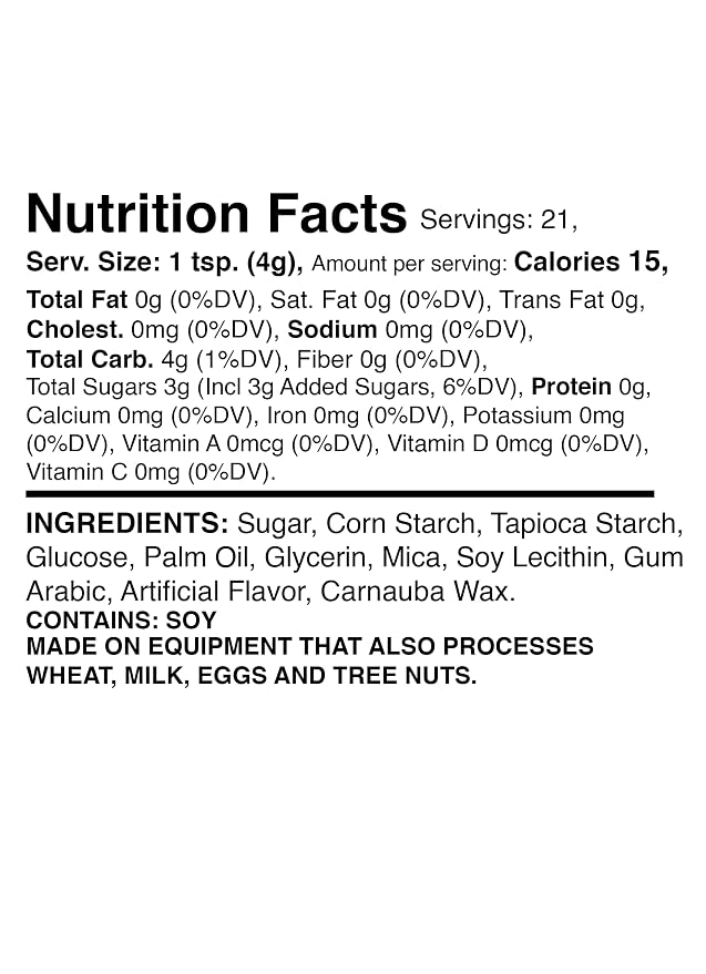 Mystic Sprinkles Pearlized White Jimmies 3oz Bottle