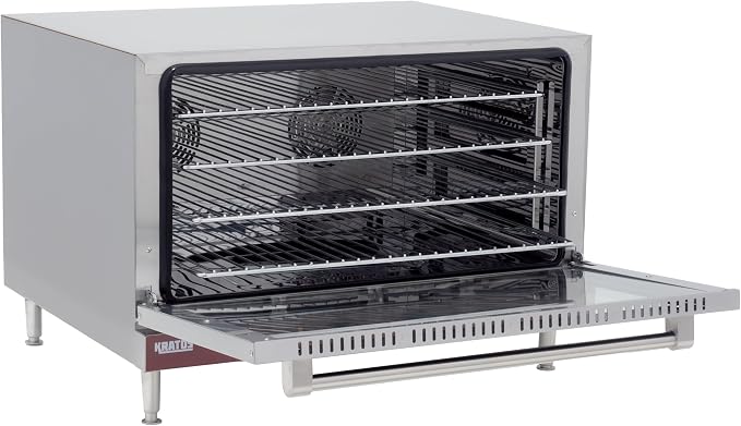 Kratos Commercial Oven, Full Size Countertop Electric Convection Oven, Stainless Steel, 208/240V (29M-060)