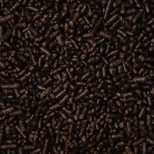 Sprinkles Edible Soft Jimmies Soft Sprinkles for Topping Ice Cream, Cookies, Cakes, Cupcakes, Dessert Decorating MADE IN USA 4 oz (BLACK)