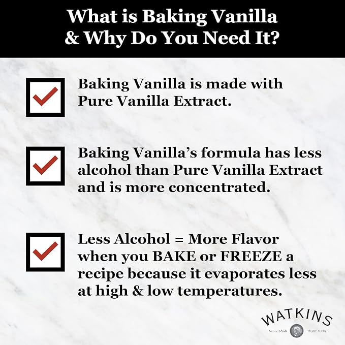 Watkins Original Gourmet Baking Vanilla, 1 Fl Oz (Pack of 12)