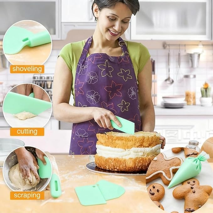 Cake Decorating Kit,Piping Bags and Tips Set,Cake Decorating Supplies,Frosting Piping Kit,Cake Baking Supplies for Beginners (66PS)