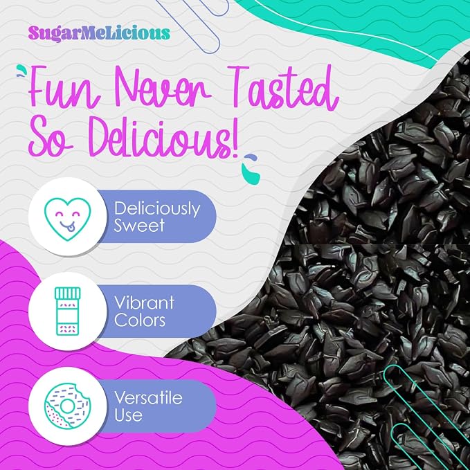 SugarMeLicious Sprinkles For Cupcakes, Edible Cake Decorations, For Vibrant and Versatile Sprinkles for Baking and Decorating Cookies & Ice Cream, 3oz Bottle (Graduation Caps)