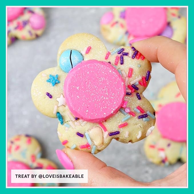 Fancy Sprinkles Unicorn Baking Confetti | Crunchy Jimmies, Chocolate Gems, Candy-Coated Morsels & Star Confetti | Cookie Mix-In & Cake Batter | Girls Birthday & Unicorn Party | 8 oz (2 Pack)