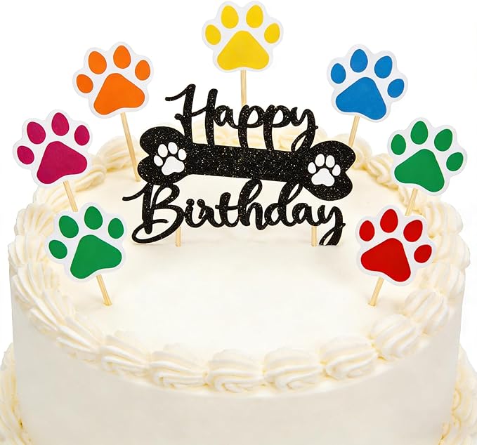 Acrylic Happy Birthday Cake Topper Durable Reusable Perfect for Birthday Cakes, Cupcakes, Dessert Tables Ideal for Kids Adults Birthday Celebrants (Colorfiul-1)