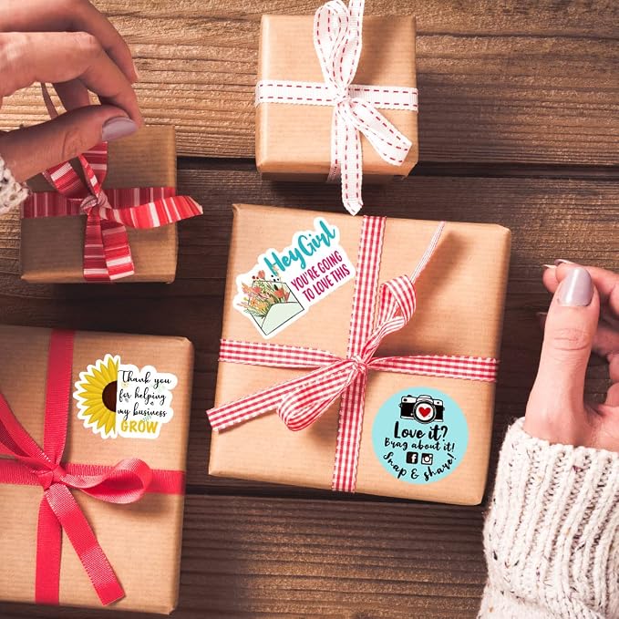 Hey Girl You’re Going to Love This Stickers,Funny Small Business Sticker for Mail Envelopes Package Packing 500 Labels Per Roll