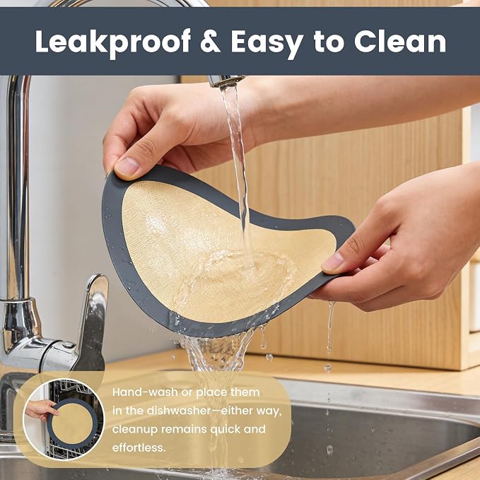 3 Set Silicone Baking Mat for 4, 7, 9 Inch Springform Pan Protector Prevent Cake from Sticking to Bottom and Side Easy Clean Nonstick Silicone Liners for Baking Cheesecake Pan