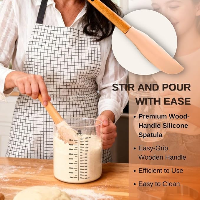2 Pack, 58oz Sourdough Starter Jar Kit – Large Glass Fermentation Jar with Feeding Tracker, Sourdough Starter Recipe Guide, and Essential Bread Baking Tools for Homemade Sourdough