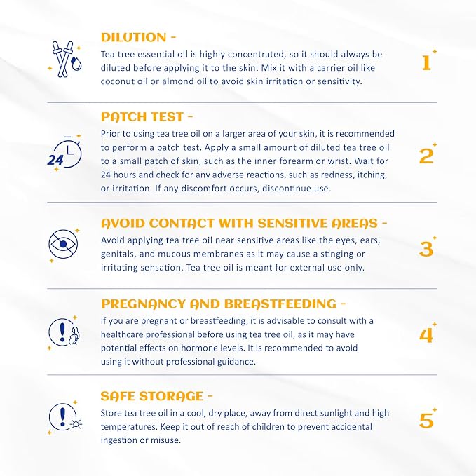 HIQILI Tea Tree Oil for Skin, Hair, Toenail | Add to Shampoo, Body Wash, Soap, Foot Soak - 30mL / 1.01 fl.oz
