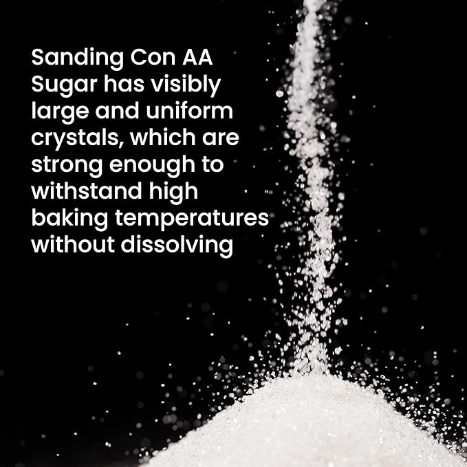 Sanding Sugar - Extra Coarse Sugar - 5 Pounds - Con AA - Sugar Crystals for Baking and Cupcake Decorations - Excellent for Decorating Candy - Perfect for Bakeries By The Sugar Lab (Pack of 2)