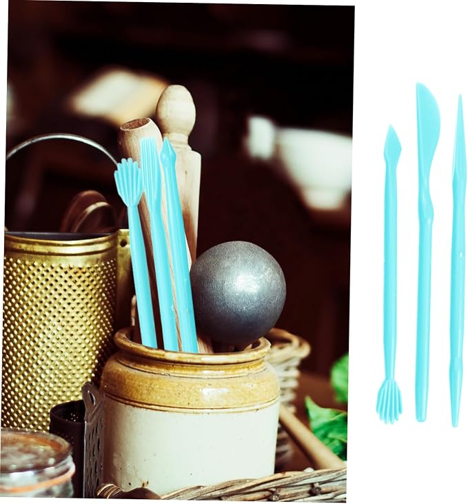 LALAFINA Carving Tools Kit 2 Sets 28pcs Fondant Carving Tools Clay Sculpture Pens for Cake Clay Modeling