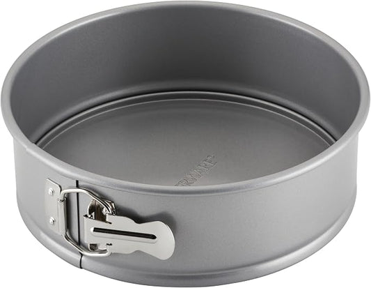 Farberware Nonstick Bakeware 9-Inch Round Springform Pan,Gray,(Pack of 6)