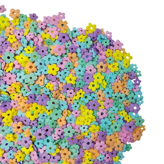 Eastron Edible Spring Flowers Sprinkles Flower Sprinkles for Cake Decorating Confetti Sprinkles for Cupcakes, Ice Cream, Cookies, Cakes, Donut Dessert Decoration
