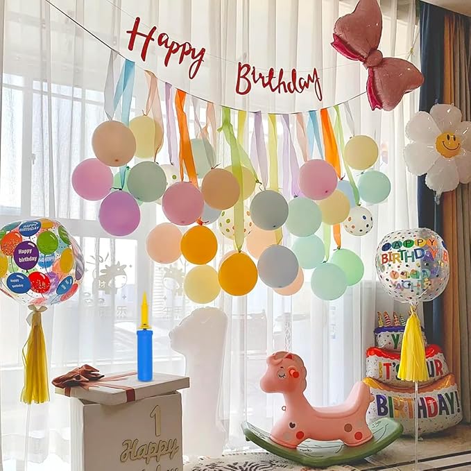 Balloon Pump Handheld Two-Way Dual Action,Double-Way Air Intake Portable Manual Inflator for Balloons,Swimming Rings, Inflatable Toys, Party Decorations