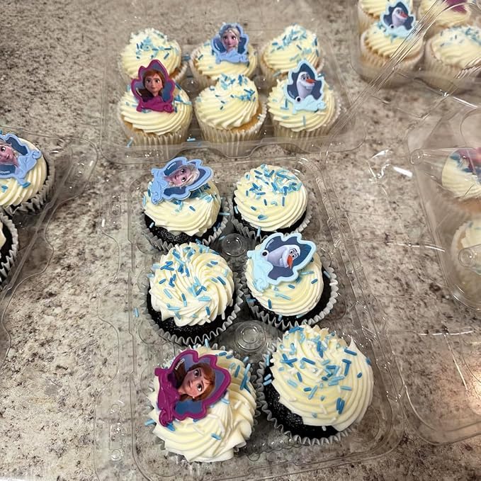 Senchanting Blue White Jimmies Sprinkles, Edible Frozen Themed Sprinkle Mix, Baby Shower Birthday Jimmy Sprinkles Toppers for Decorating Baking Cupcakes Cake Cookies Ice Creams Donuts Candy 100g/3.53oz
