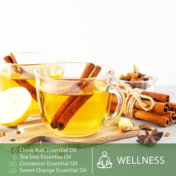 Cinnamon Essential Oil, 1.01Fl.Oz (30ML) PHATOIL Pure Essential Oil Singles for Aromatherapy Diffusers, Humidifiers, Great for DIY Candle and Soap Making, Gift for Friend