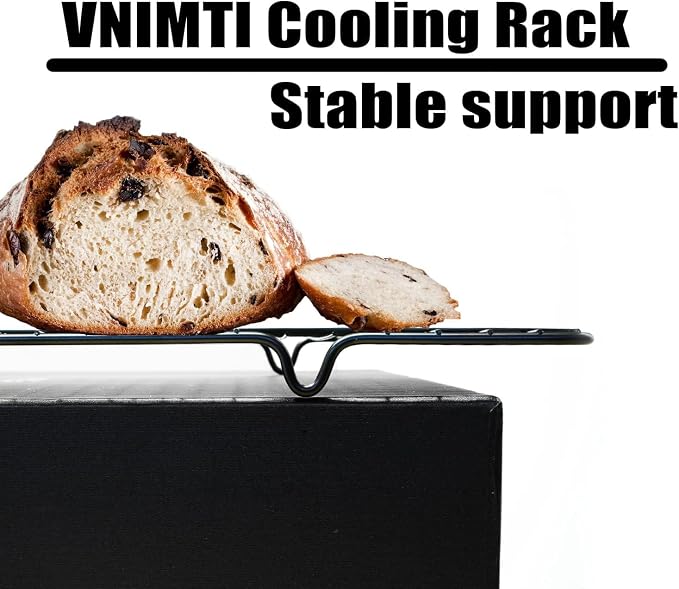 VNIMTI Baking Cooling Rack 2 Sets, Cookie Cooling Racks for Cooking, Baking, Roasting, Grilling, Drying, Oven Safe Wire Rack, 11" * 10" Small Squares Grids