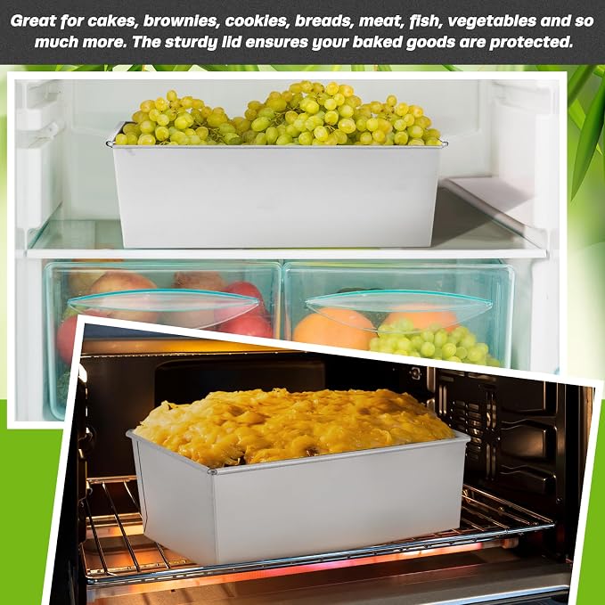 Funnymoom 2 Pcs Stainless Steel Bread Loaf Pan 7 x 3 Inch Small Loaf Pans Nonstick Rectangle Baking Bread Bakeware for Breads Casseroles Vegetables Dishwasher Safe