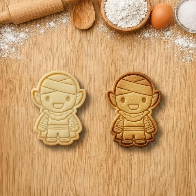Allenjoy Cookie Cutters & Stamps, Sevenorbs Biscuit Cutter Embosser Molds for Baking, Fondant, Polymer Clay - Funny Kitchen Accessories, Novelty DIY Supplies, Party Favors, Decorations, Gifts